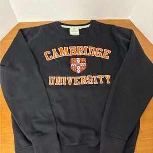 Cambridge University Licensed Merchandise embroidered Crewneck Sweatshirt used